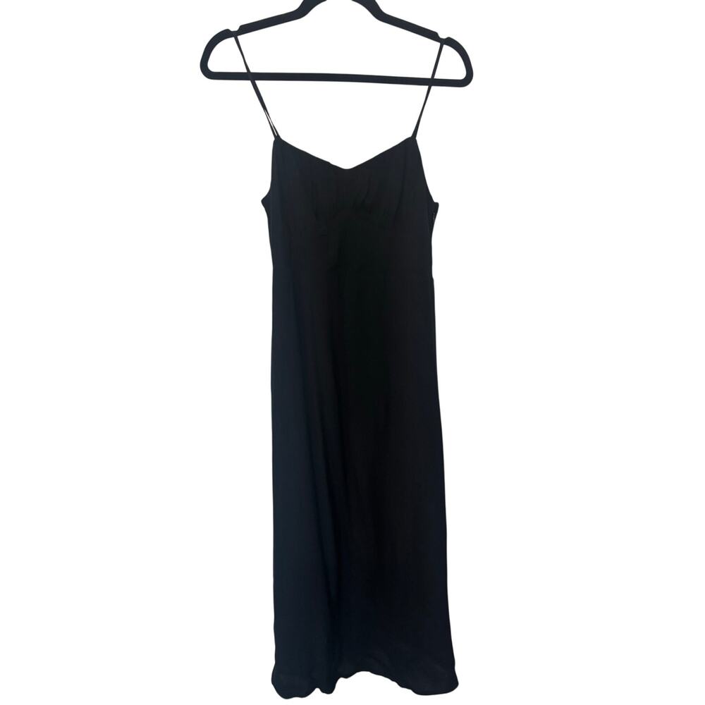 Black maxi dress by the drop